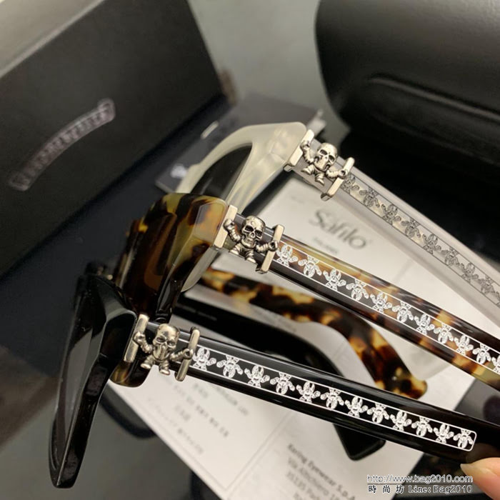 CHROME HEARTS 克羅心 男士休閒 高端品質 經典之作 時尚男款太陽鏡  lly1537
